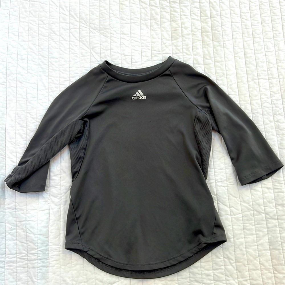 Little boys 3/4 Adidas Baseball Climacool Shirt